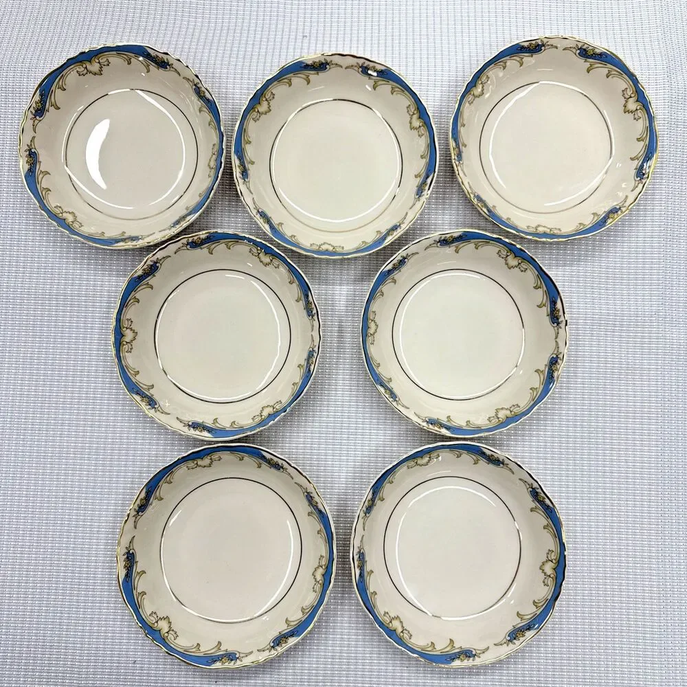 Vintage 7 Piece Federal Shape Syracuse Carvel China 5